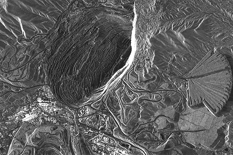 Chuquicamata - gr&ouml;&szlig;ter Kupfererz-Tagebau der Welt.