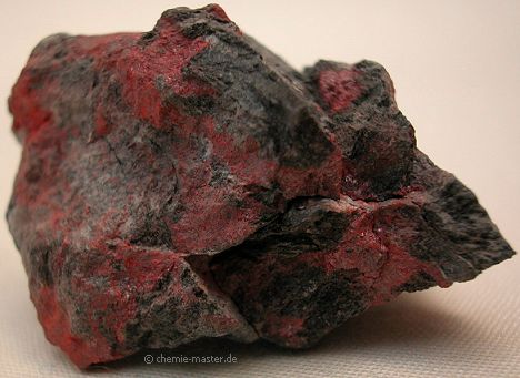 Cinnabarit aus Almad&eacute;n, Spanien