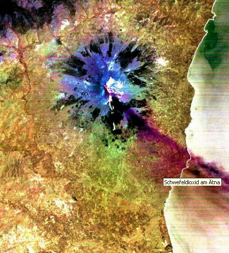 Schwefeldioxid am &Auml;tna
