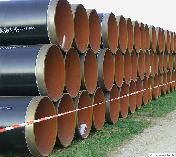 Rohre f&uuml;r eine Erdgas-Pipeline